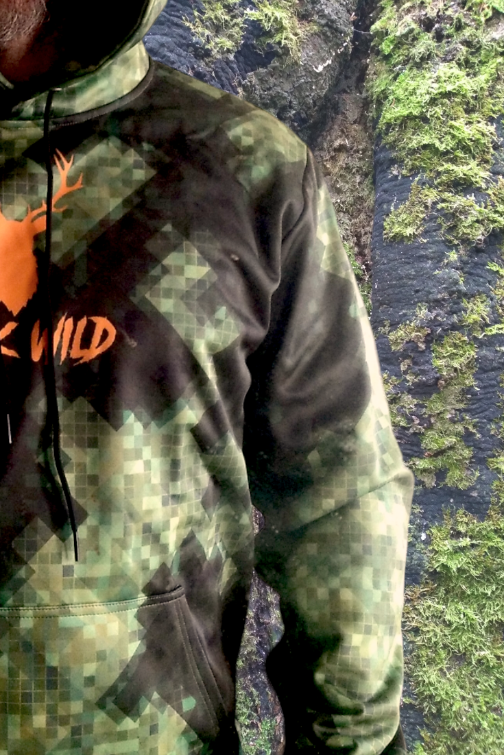 MACK-WILD PX-CAMO, MERINO FLEECE LINED HOODIE