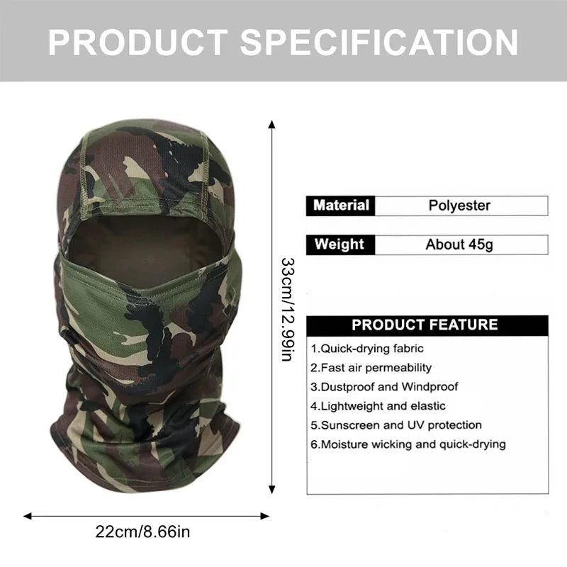 TACTICAL CAMO BALACLAVA